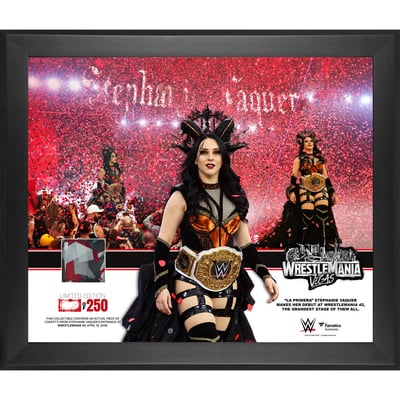 Stephanie Vaquer WWE Fanatics Authentic Framed 20" x 24" WrestleMania 42 Collage with Entrance-Used Confetti - Limited Edition of 250