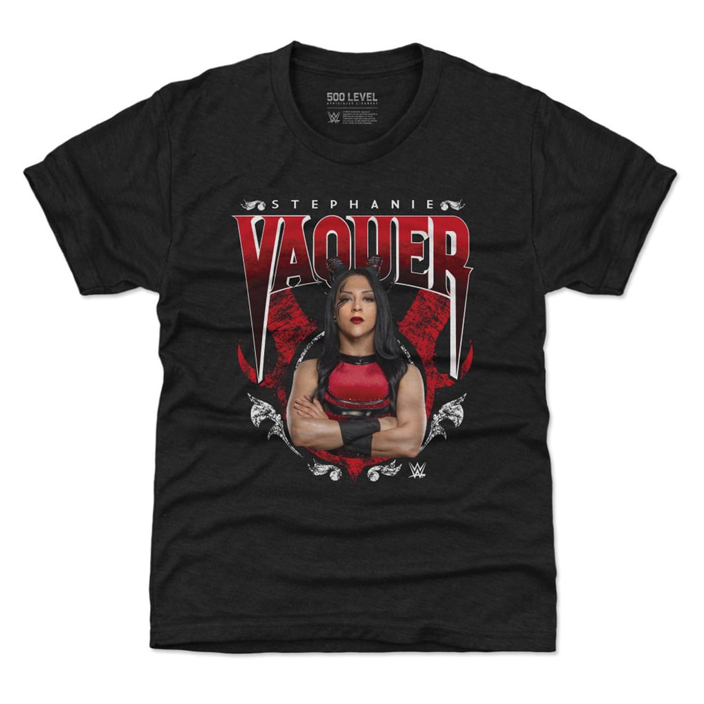 Stephanie Vaquer 500 Level Youth Horns T-Shirt - Heather Black