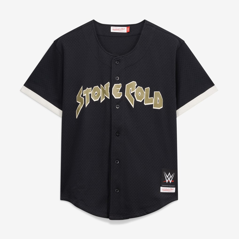  "Stone Cold" Steve Austin Mitchell & Ness 3:16 Day Mesh Jersey - Black