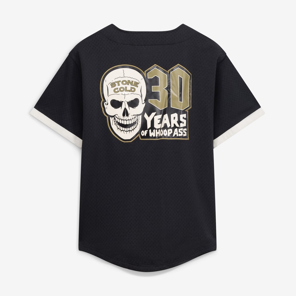  "Stone Cold" Steve Austin Mitchell & Ness 3:16 Day Mesh Jersey - Black