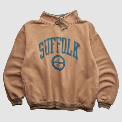 Suffolk Rams Gear For Sports 90s Pullover Sweatshirt - Clay - M by Fanatics Real Vintage