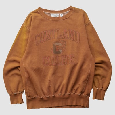 SUNY-Cortland Red Dragons Gear For Sports 90s Pullover Sweatshirt - Clay - XL by Fanatics Real Vintage