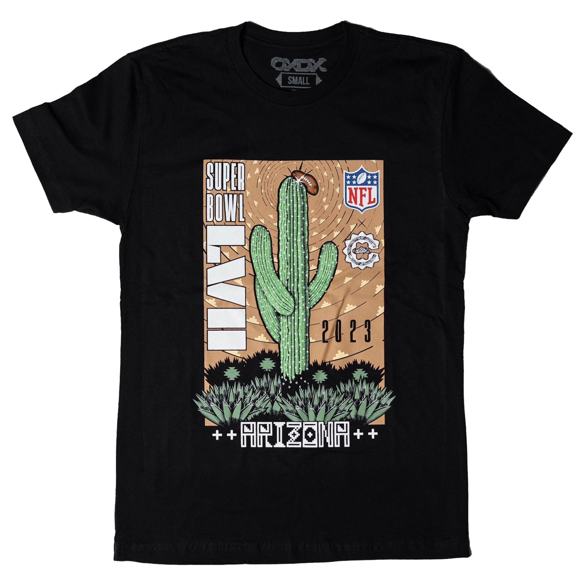 Men's OXDX Black Super Bowl LVII NFL Origins Out of Bounds T-Shirt