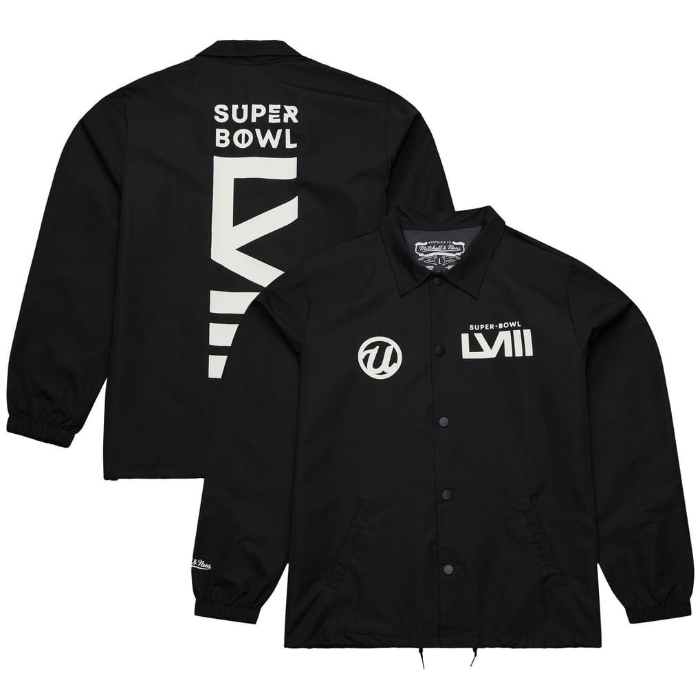 Unisex Mitchell & Ness Black Usher Super Bowl LVIII Collection 