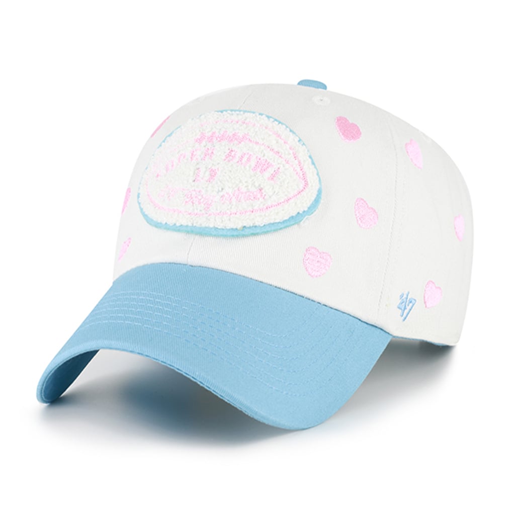 Cream and Pink Snapback Cap with Blue Embroidery Custom Quality 6 Panel Flat Bill Hip Hop Sport Hat 3D  main image 4