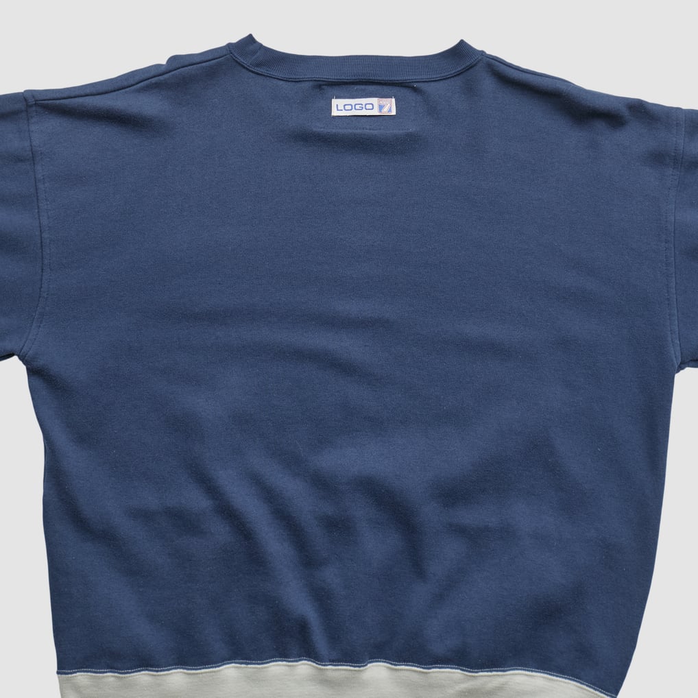 Super Bowl XVX Logo 7 1991 Pullover Sweatshirt - Navy - M by Fanatics Real Vintage
