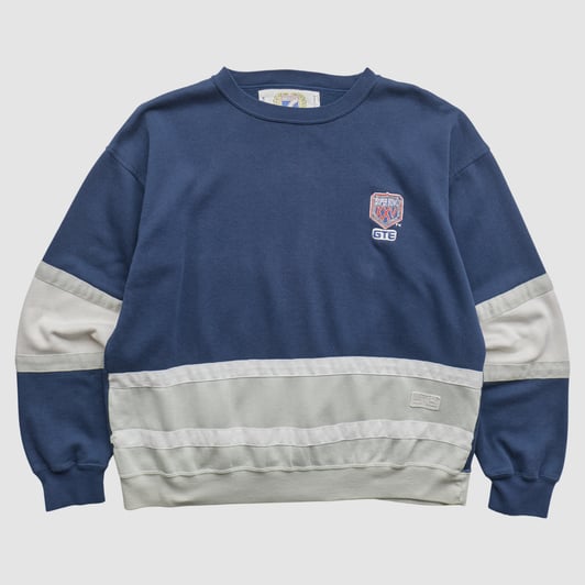 Super Bowl XVX Logo 7 1991 Pullover Sweatshirt - Navy - M by Fanatics Real Vintage