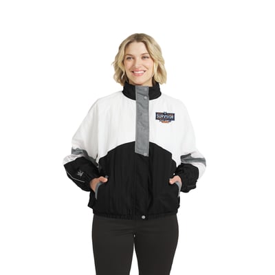 Survivor Series WEAR by Erin Andrews Women's WWE Survivor Series 2026 Full-Zip Windbreaker Jacket - Black
