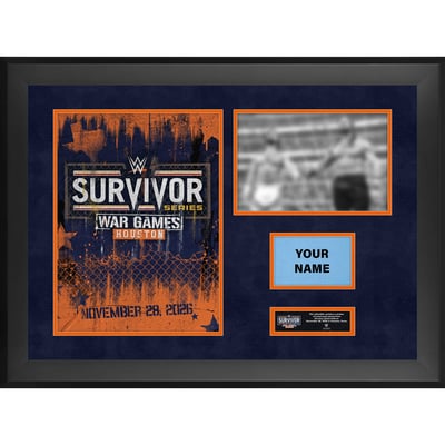 WWE Survivor Series Fanatics Authentic Framed 23" x 31" November 28, 2026 Name On Canvas Collage 