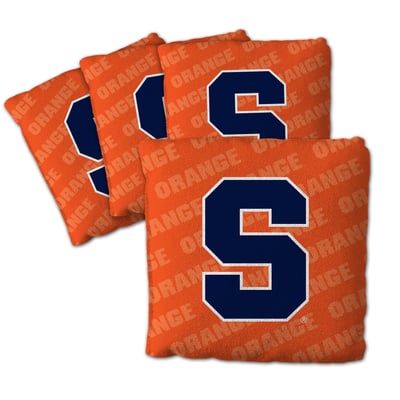 Syracuse Orange Fanpoint Four-Piece Cornhole Bag Set