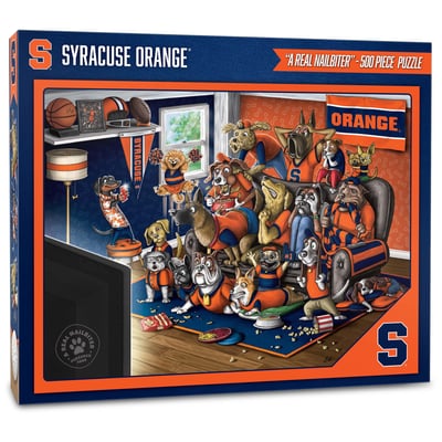 Syracuse Orange Fanpoint Purebred Fans 18'' x 24'' A Real Nailbiter 500-Piece Puzzle