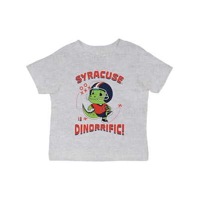 Syracuse Orange Vive La Fete Infant Dinorrific T-Shirt - Gray