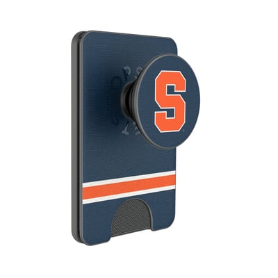 Syracuse Orange Keyscaper Stripe PopSockets Magnetic Wallet