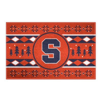 Syracuse Orange Logo Brands 19" x 30" Holiday Sweater Starter Mat