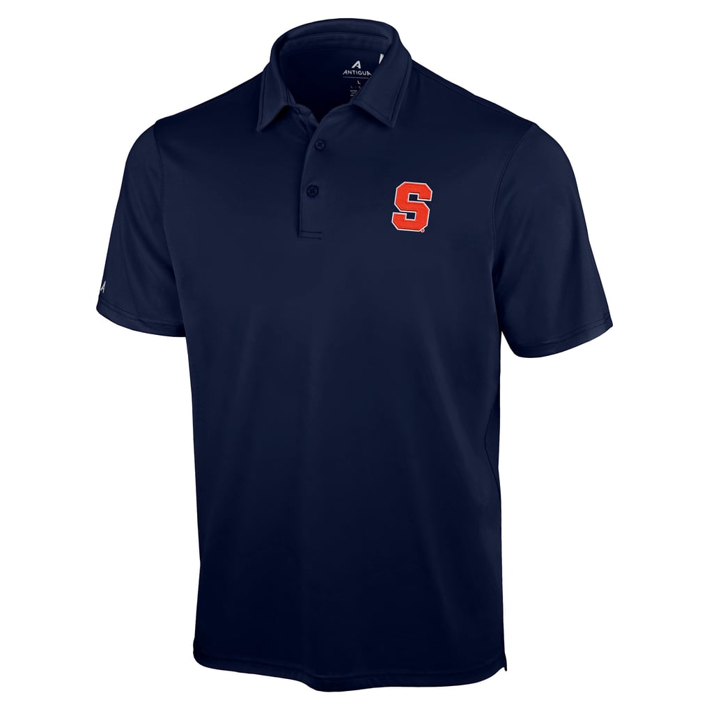 Syracuse Orange Antigua Unshakeable Solid Polo - Navy