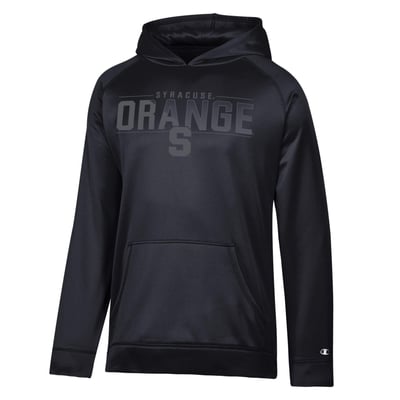 Syracuse Orange Champion Blackout Fleece Hoodie - Black