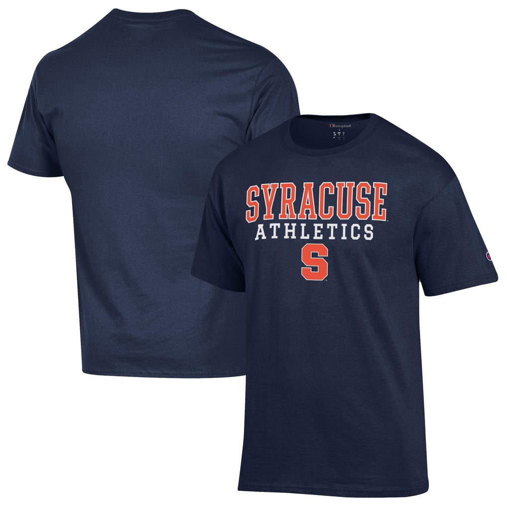  Syracuse Orange Champion Athletics Logo Stack T-Shirt - Navy