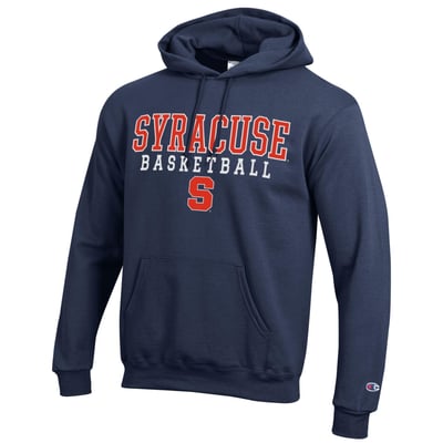 Syracuse Orange Champion Basketball Icon Hoodie - Navy