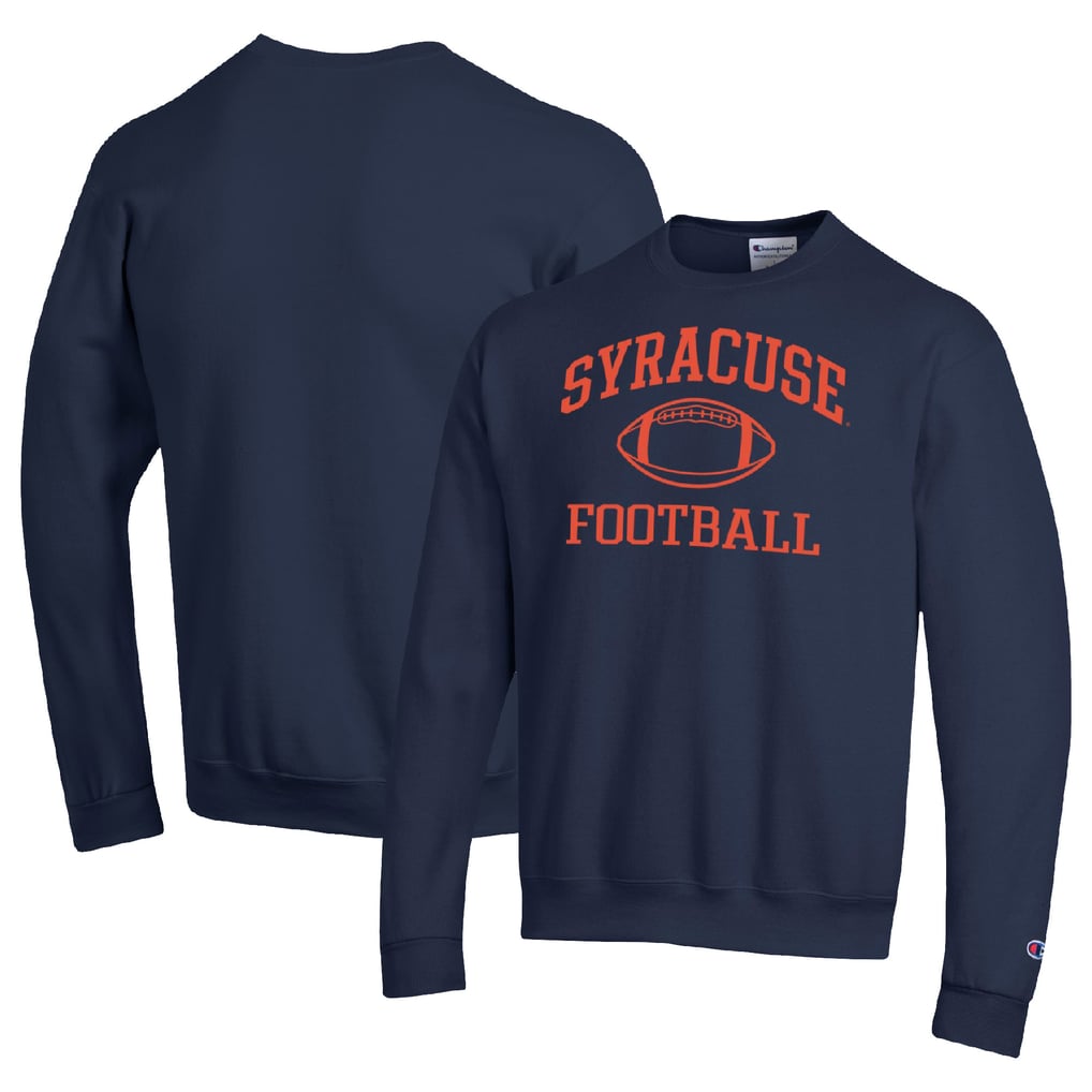 Syracuse Orange Champion Football Icon Pullover Sweatshirt - Navy