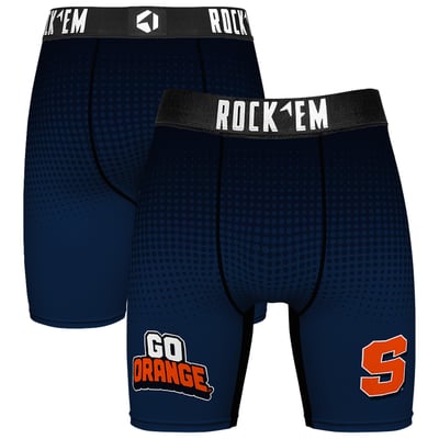  Syracuse Orange Rock Em Slogan Boxer Briefs - Navy
