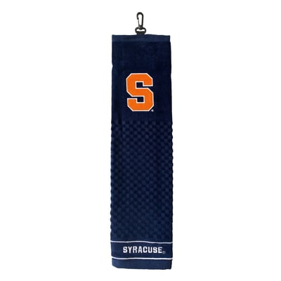 Syracuse Orange 16" X 22" Tri-Fold Embroidered Scrubber Golf Towel
