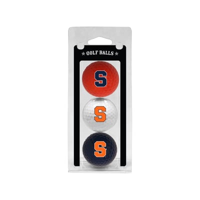 Syracuse Orange 3-Pack Multi-Colored Team Golf Ball Set