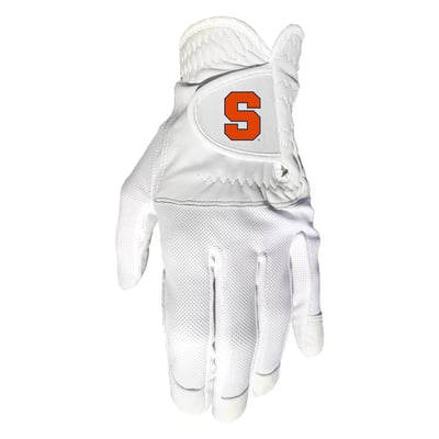 Syracuse Orange Cool Mesh Cabretta Leather Golf Glove