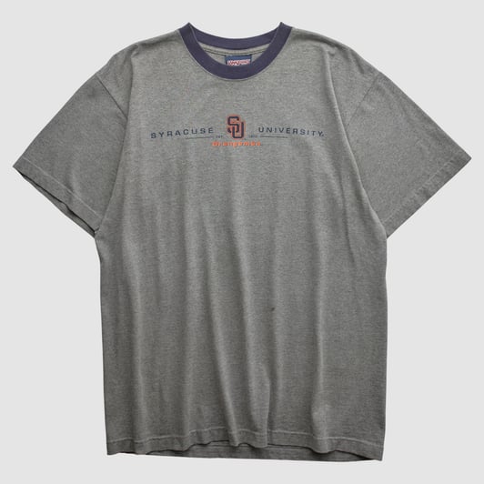 Syracuse Orange Jansport 2000s T-shirt - Heather Gray - L by Fanatics Real Vintage