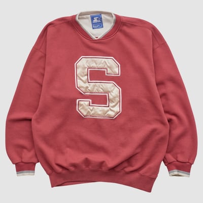 Syracuse Orange Starter 90s Pullover Sweatshirt - Red - S by Fanatics Real Vintage