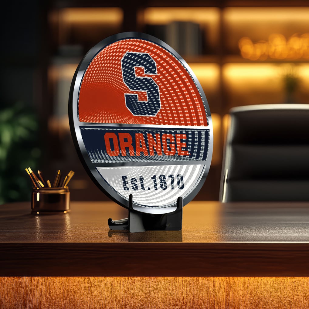 Syracuse Orange Three-Cell Circular Infinity Light