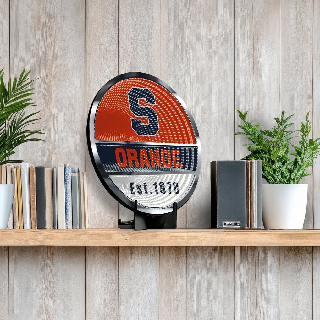 Syracuse Orange Three-Cell Circular Infinity Light