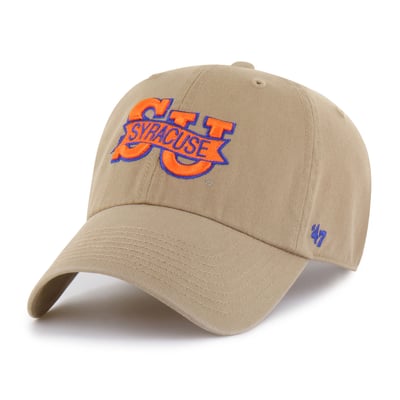  Syracuse Orange '47 Unisex Vault Clean Up Adjustable Hat - Khaki