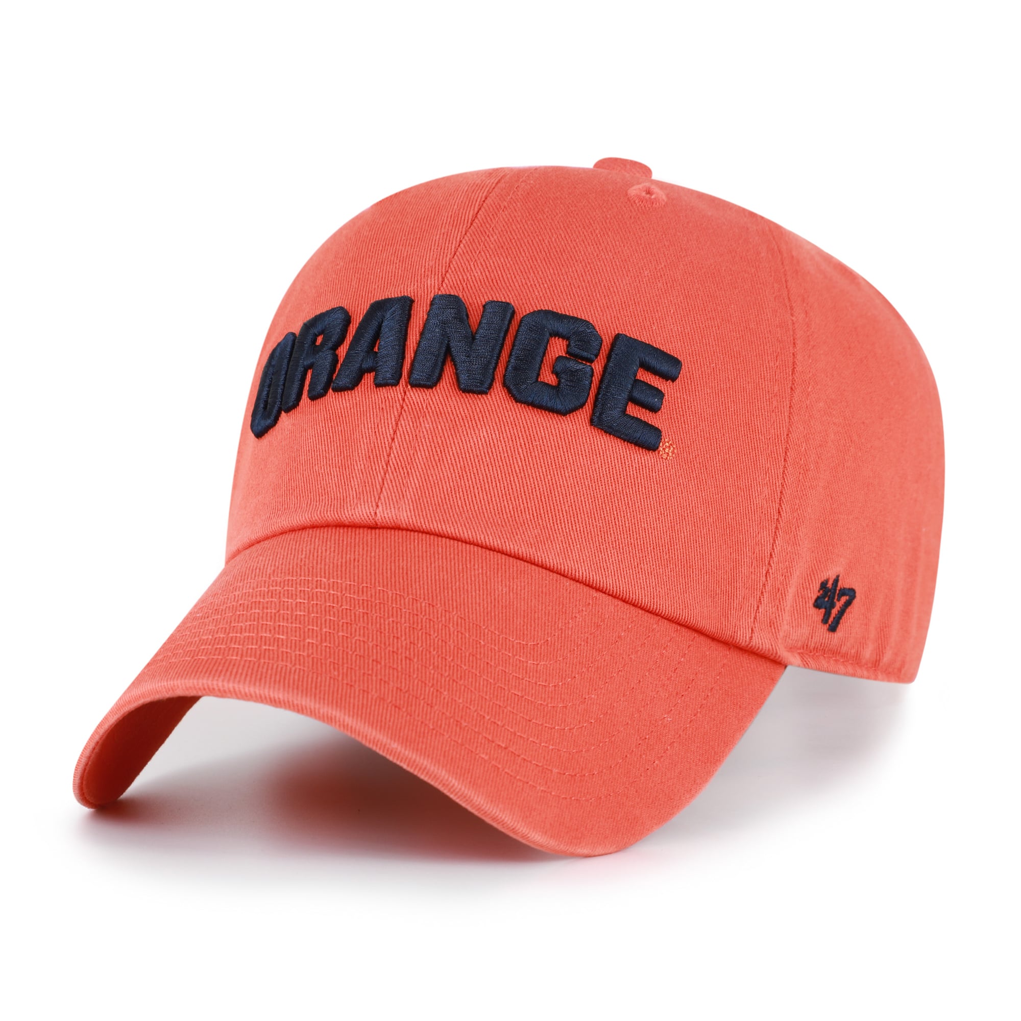 Unisex Orange Classic Adjustable Plain Hat Hand Wash Imported Baseball Cap Unisex Orange Baseball Toggle Cap Classic Imported  main image 3