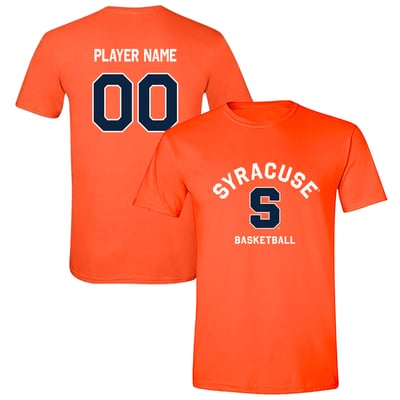 Syracuse Orange Athlete's Thread Unisex Collegiate Women's Basketball NIL Pick-A-Player T-Shirt - Orange
