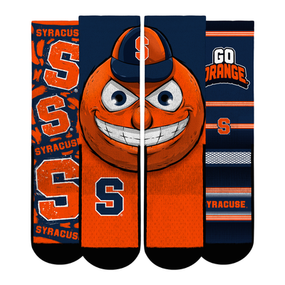  Syracuse Orange Rock Em Unisex Fan Favorite Three-Pack Crew Sock Set - Orange