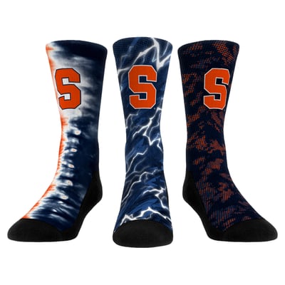 Syracuse Orange Rock Em Unisex Team Tones Three-Pack Crew Socks