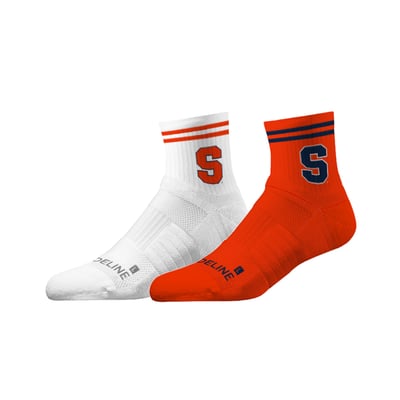 Syracuse Orange Strideline Unisex Team 2-Pack Half Calf Knit Socks Set