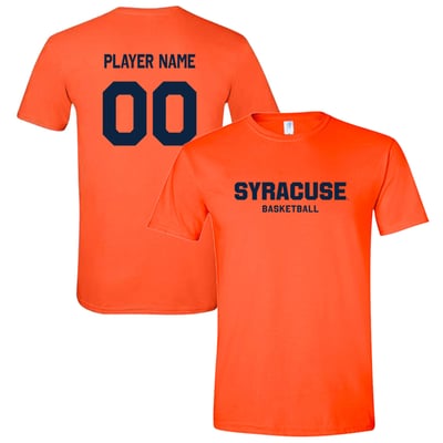 Syracuse Orange Athlete's Thread Unisex Collegiate Basketball NIL Pick-A-Player T-Shirt - Orange
