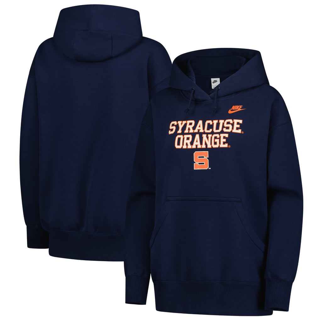 Syracuse Orange Nike Women's Oversized Phoenix Fleece Pullover Hoodie - Navy
