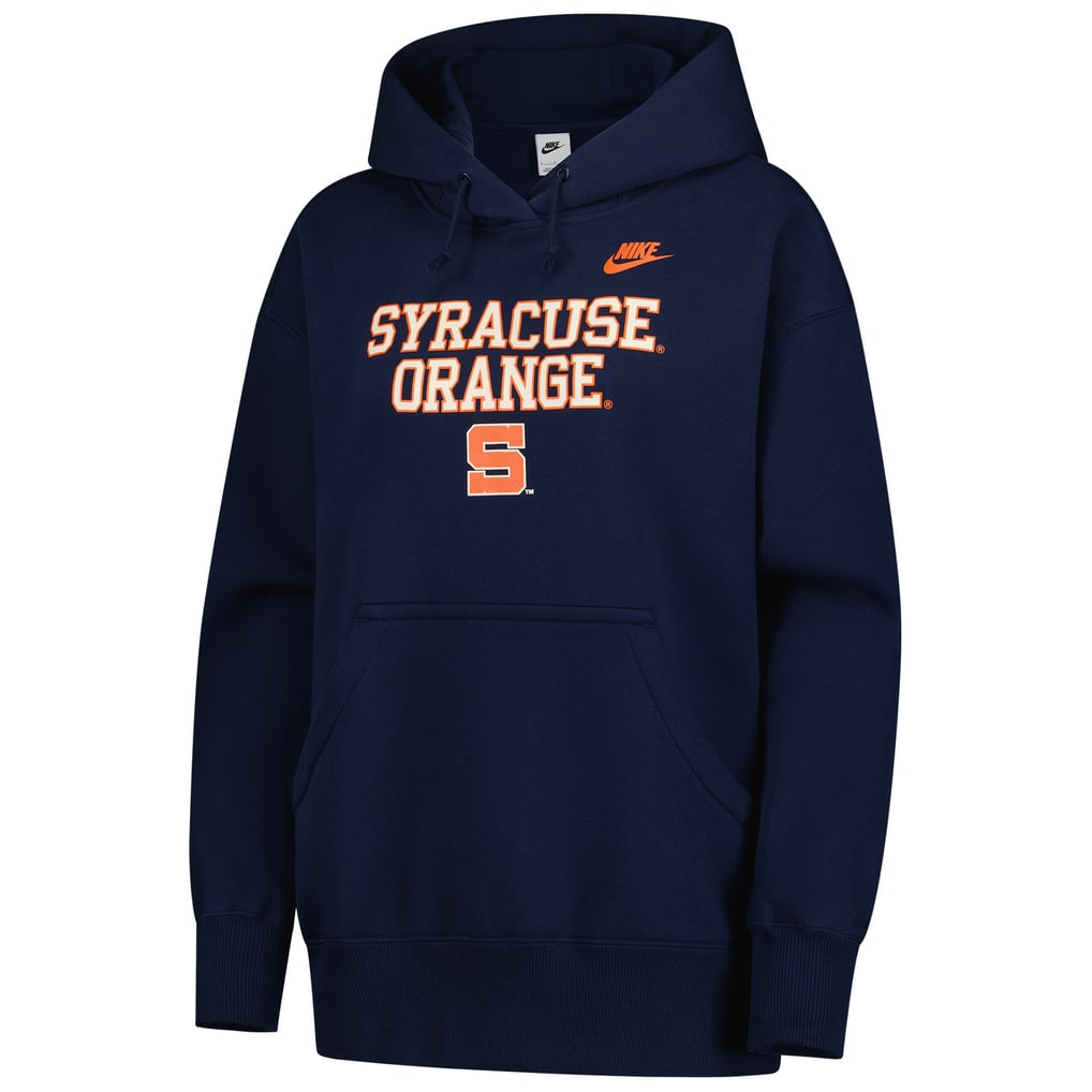 Syracuse Orange Nike Women's Oversized Phoenix Fleece Pullover Hoodie - Navy