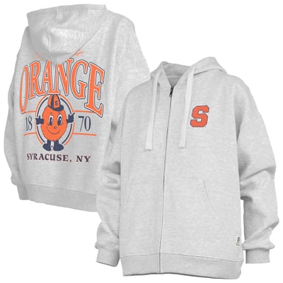  Syracuse Orange Pressbox Women's Janise Full-Zip Hoodie - Heather Gray
