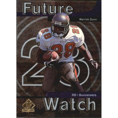1997 SP Authentic #10 Warrick Dunn RC