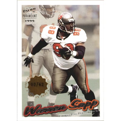 1999 Paramount Premiere Date #235 Warren Sapp