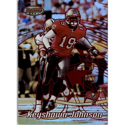 2002 Bowman's Best Red #13 Keyshawn Johnson