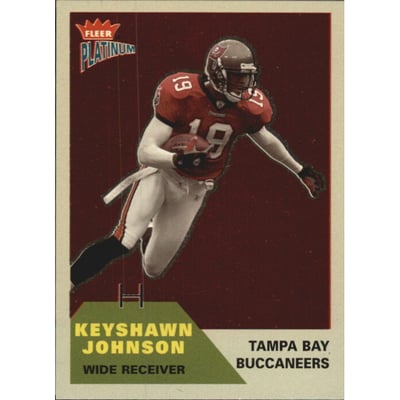 2002 Fleer Platinum Finish #145 Keyshawn Johnson