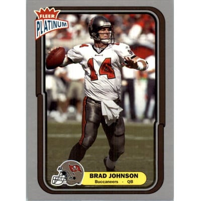 2004 Fleer Platinum Finish #133 Brad Johnson