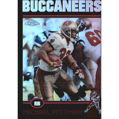 2004 Topps Chrome Black Refractors #109 Michael Pittman
