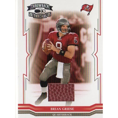 2005 Throwback Threads Footballs #136 Brian Griese
