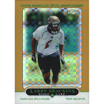 2005 Topps Chrome Gold Xfractors #264 Larry Brackins