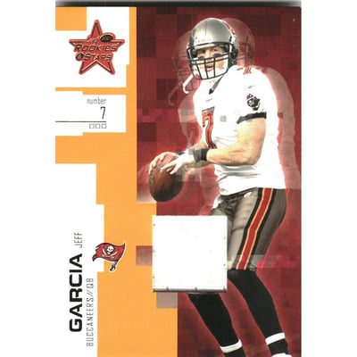 2007 Leaf Rookies and Stars Materials Gold Retail #36 Jeff Garcia